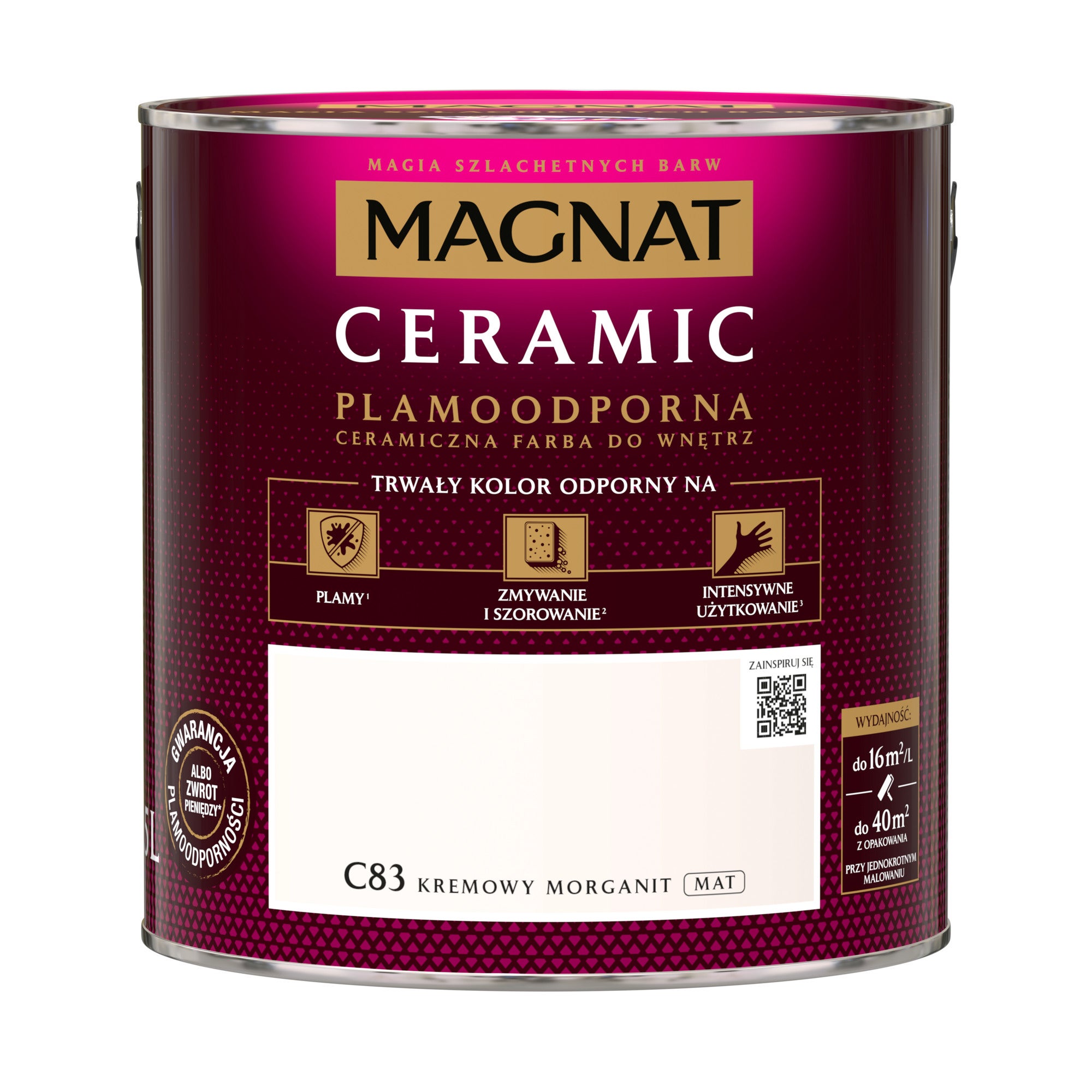 Magnat Ceramic kremowy morganit 2,5L 0