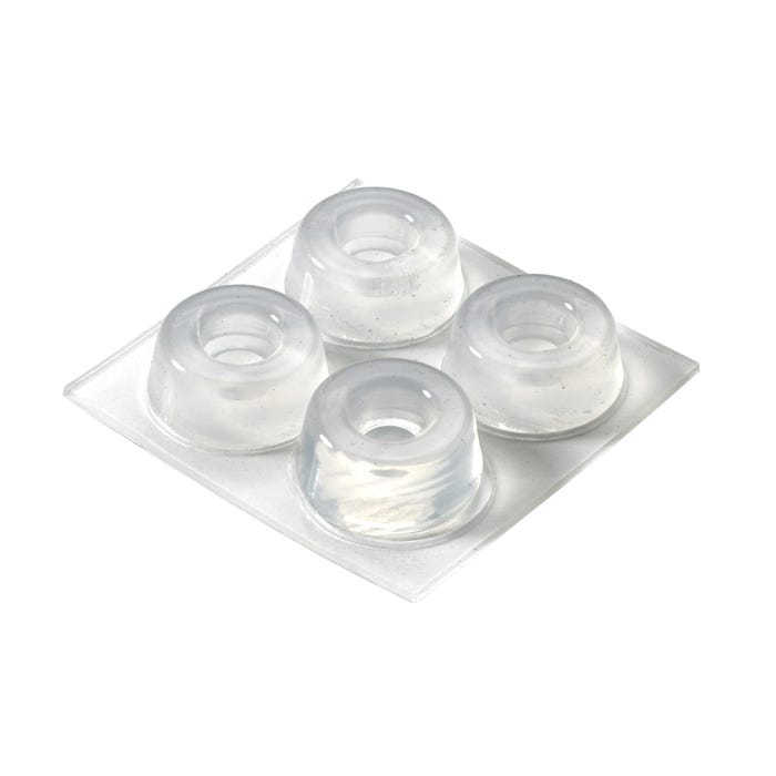 Odbojniki drzwiowe samoprzylepne 22x10 mm 4 szt.