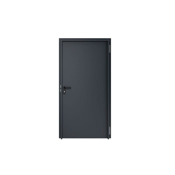 Drzwi techniczne Technical 60, 1010x2050,RAL 7016, prawe