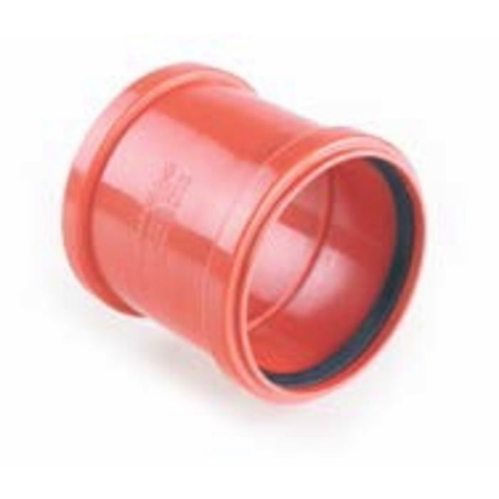 Łącznik kanalizacyjny zewnętrzny, PVC fi 200 mm