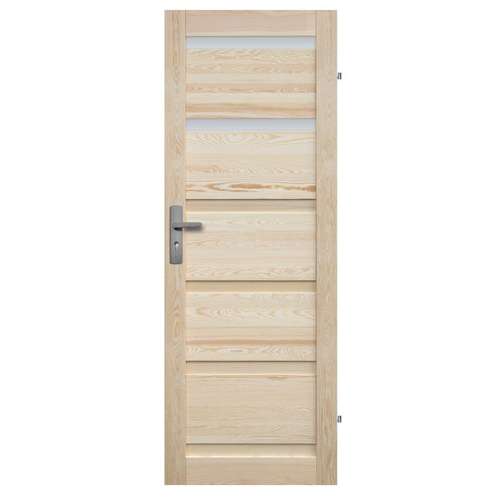 Skrzydło łazienkowe Genewa 80 prawe sosna surowa