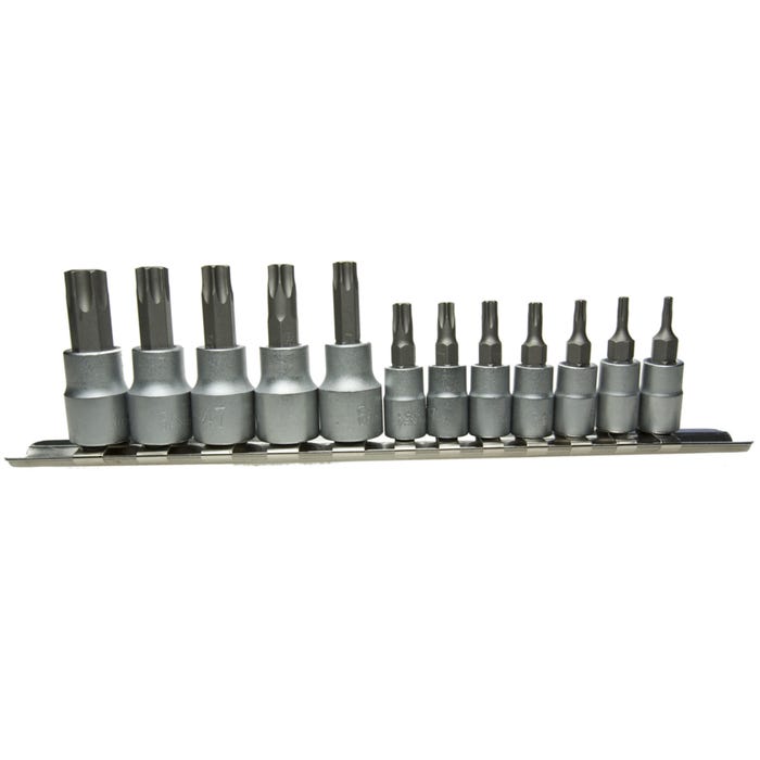 Zestaw nasadek HEX 1/4 cala 35 mm, 12 szt.