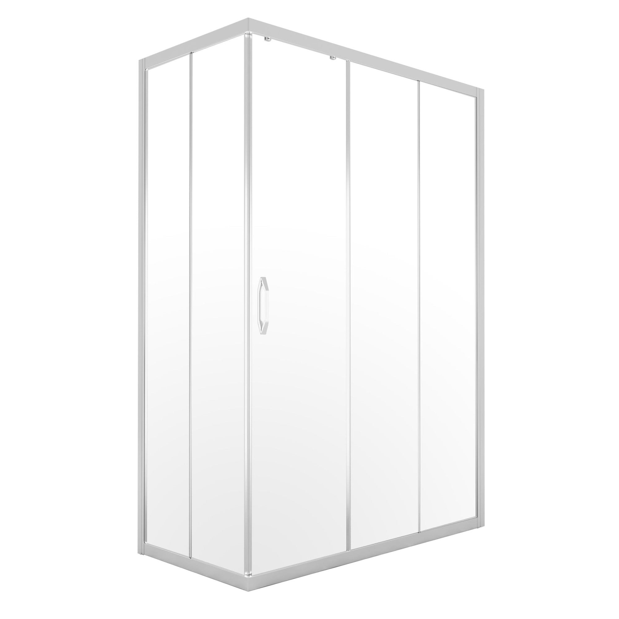 Kabina prysznicowa Durasan Flexi prostokątna zakres regulacji 73-90x105-140cm