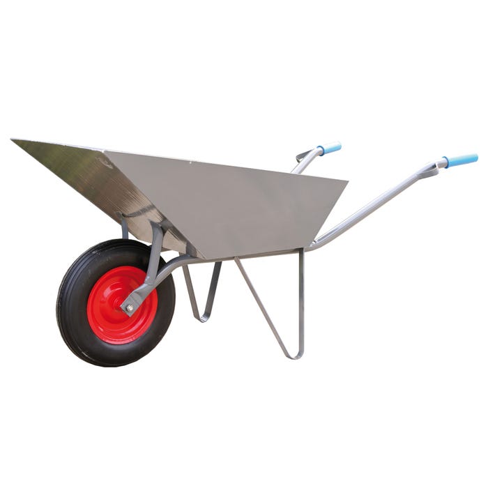 Taczka budowlana, poj. 85 l, waga: ok. 19 kg, gr. blachy: 1,6-1,8 mm