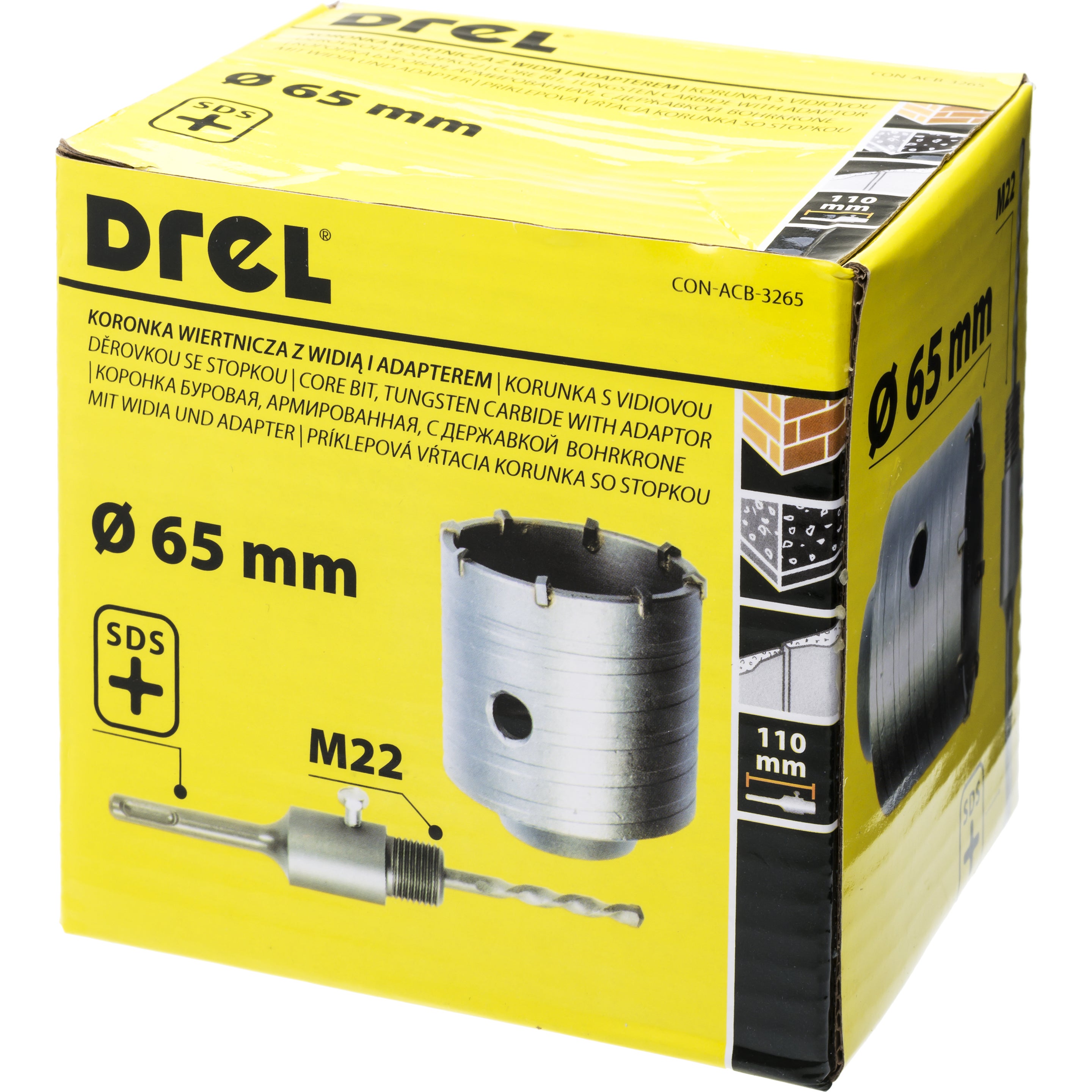 Otwornica 65 mm SDS-Plus 1