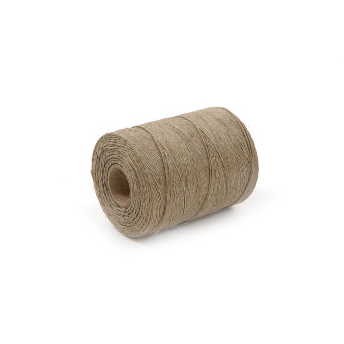 Nici lniane nabłyszczane bielone 0,25 kg