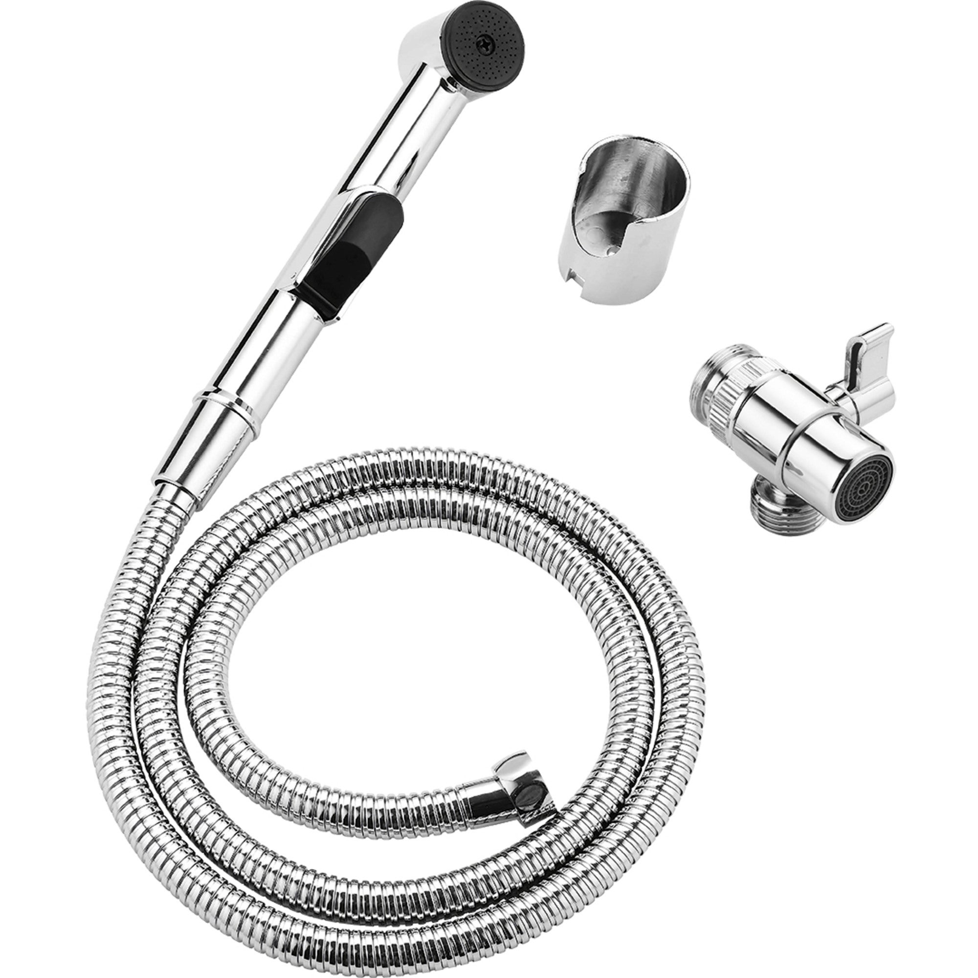 Zestaw prysznicowy punktowy Laveo Fen chrom