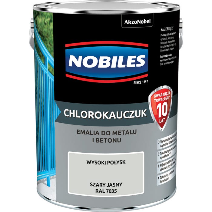 Chlorokauczuk Szary Jasny 5L