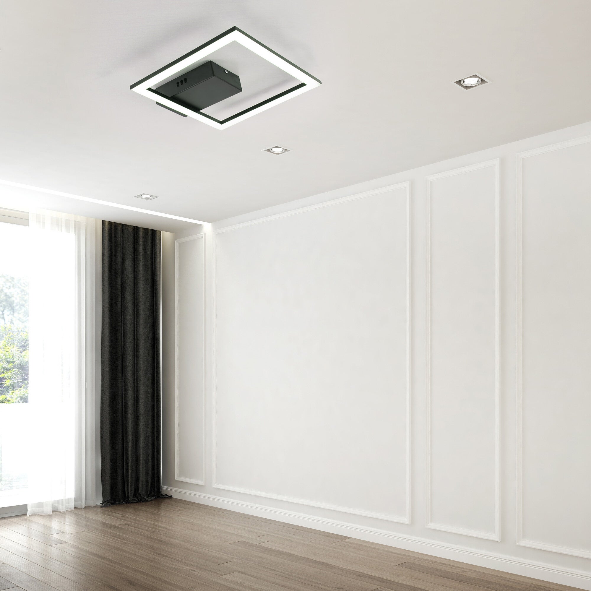 Oprawa sufitowa Rita 14W 1800lm czarna 2