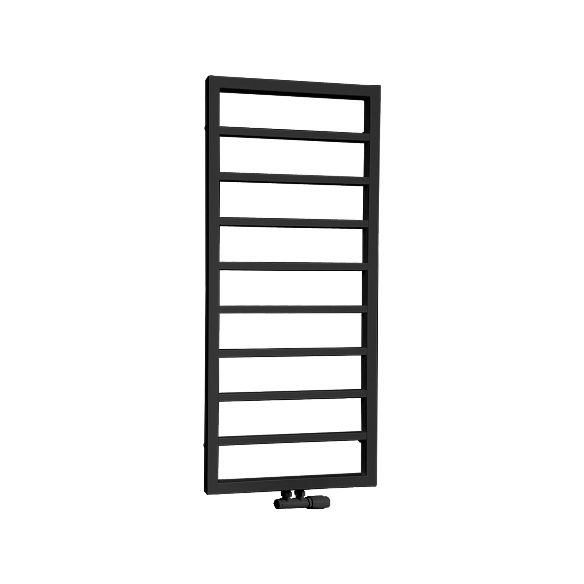 Grzejnik łazienkowy A New 112x50 cm, czarny matowy 0