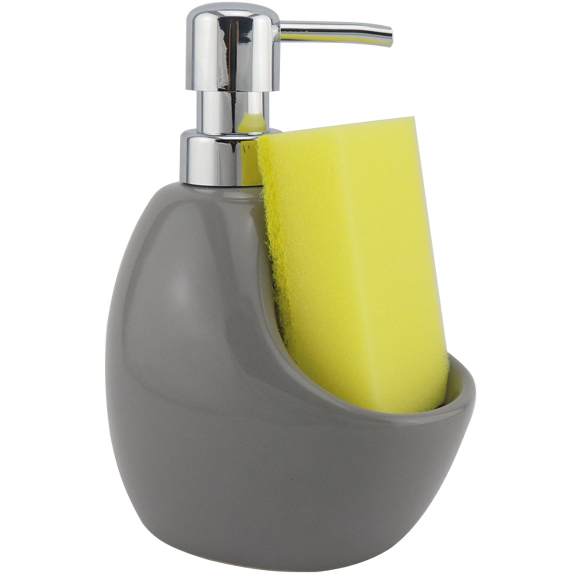 Dozownik na płyn do naczyń szary 0