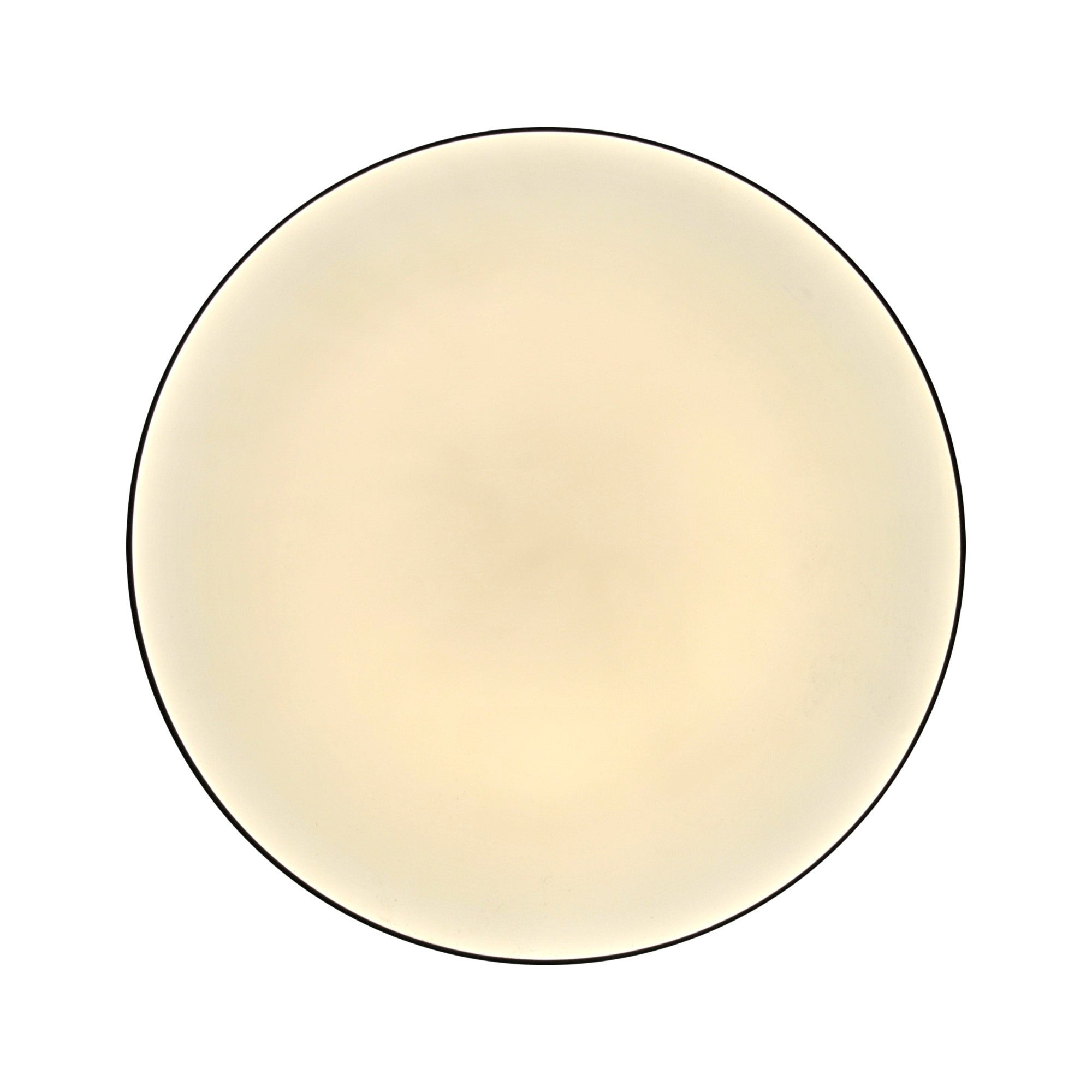 Plafon LED Moon 18W 1850 lm, czarny 2