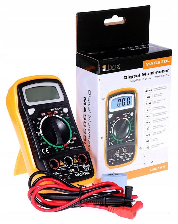 Miernik cyfrowy MAS830L kat.III 3