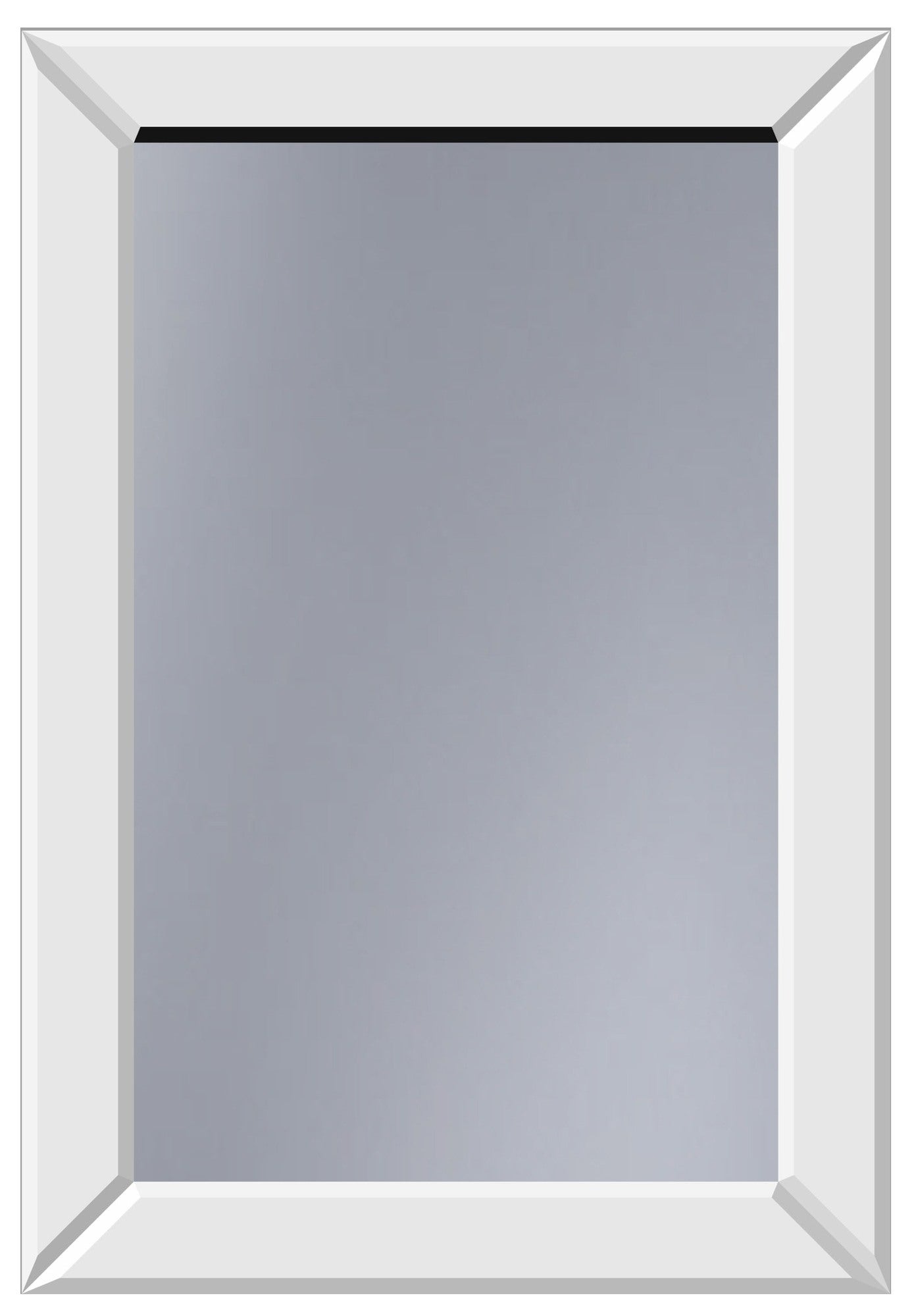 Lustro Dubiel Vitrum Domino White 55x80 cm