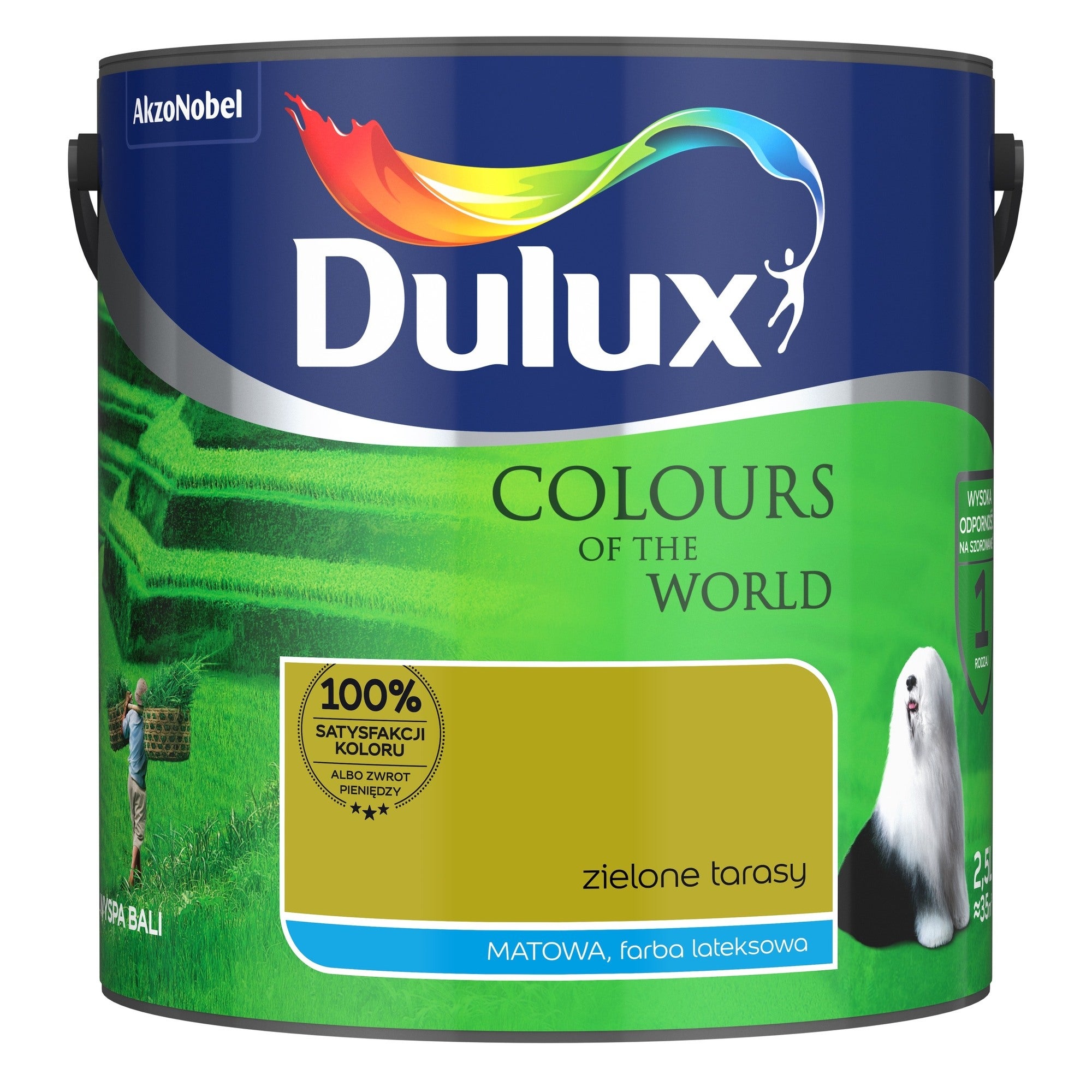 Farba Dulux Kolory Świata zielone tarasy 2,5l 0