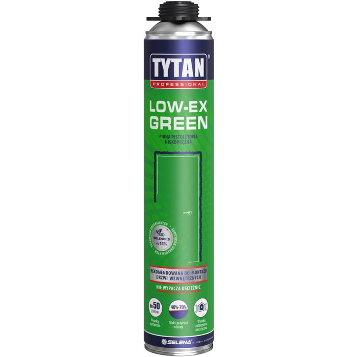 Piana niskoprężna Tytan Low-EX Green 750 ml, pistoletowa