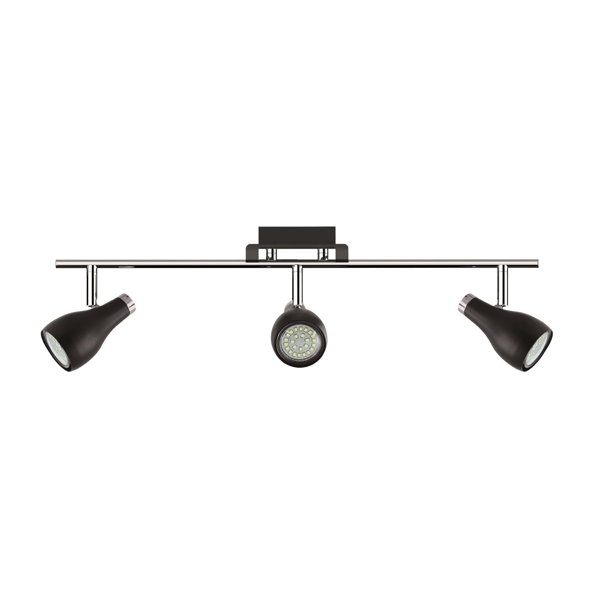 Lampa ścienno-sufitowa GU10 KINGA 3xGU10 35W kolor czarny