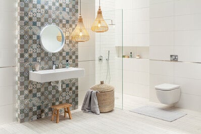 Płytka ścienna Burano White 30.8x60.8 cm 1.12m2 1