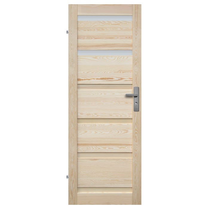 Skrzydło łazienkowe Genewa 80 lewe sosna surowa