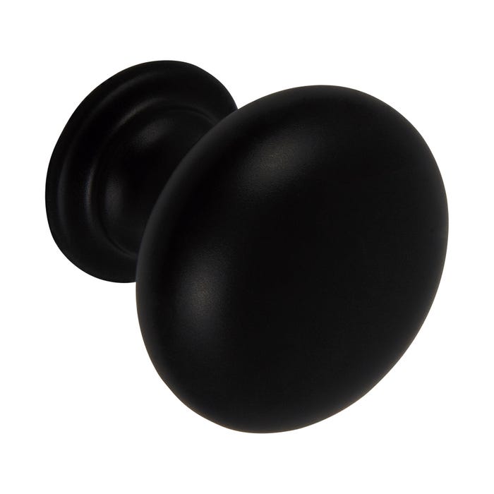 Gałka meblowa  GKN05 fi 2.7 cm czarny mat