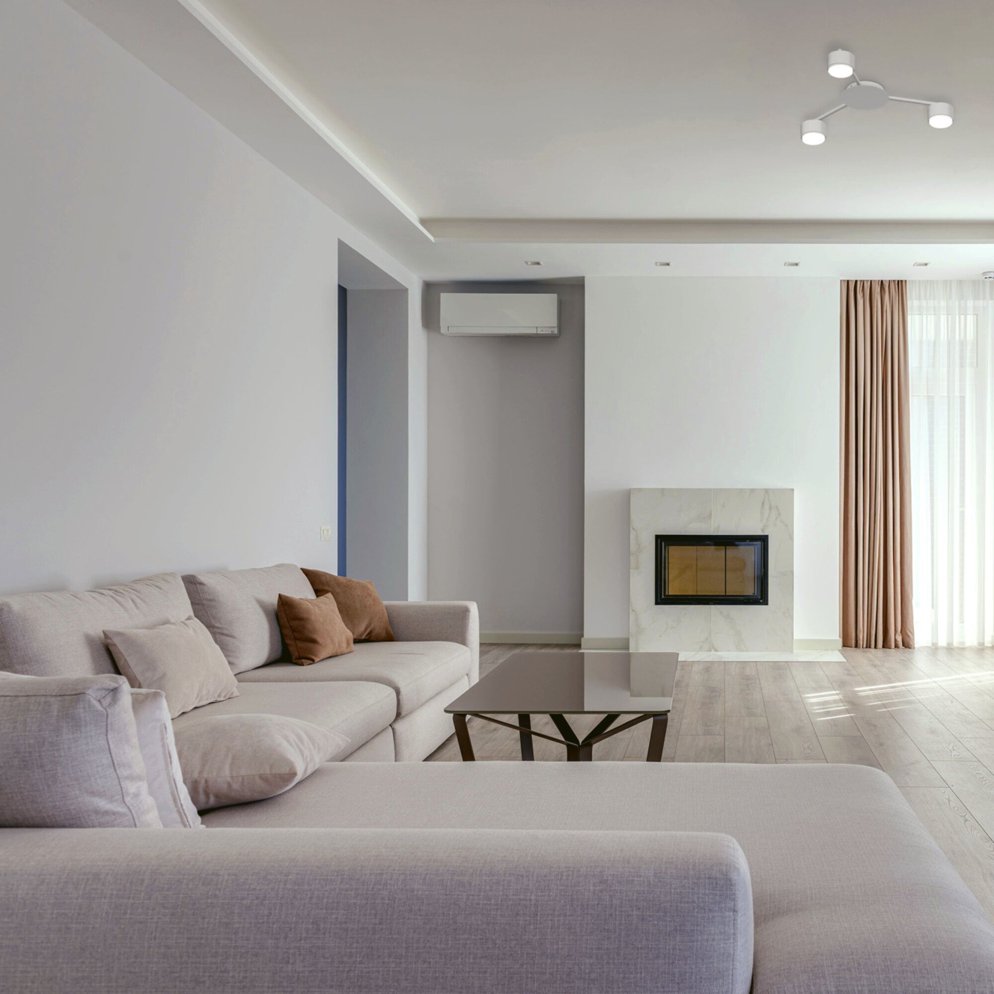 Oprawa sufitowa SPF20B-W 3x30W IP20, biała 2