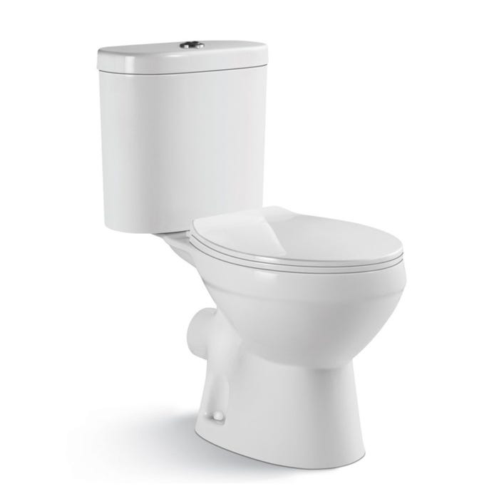 WC kompakt Aveeo Pik New poziom biały