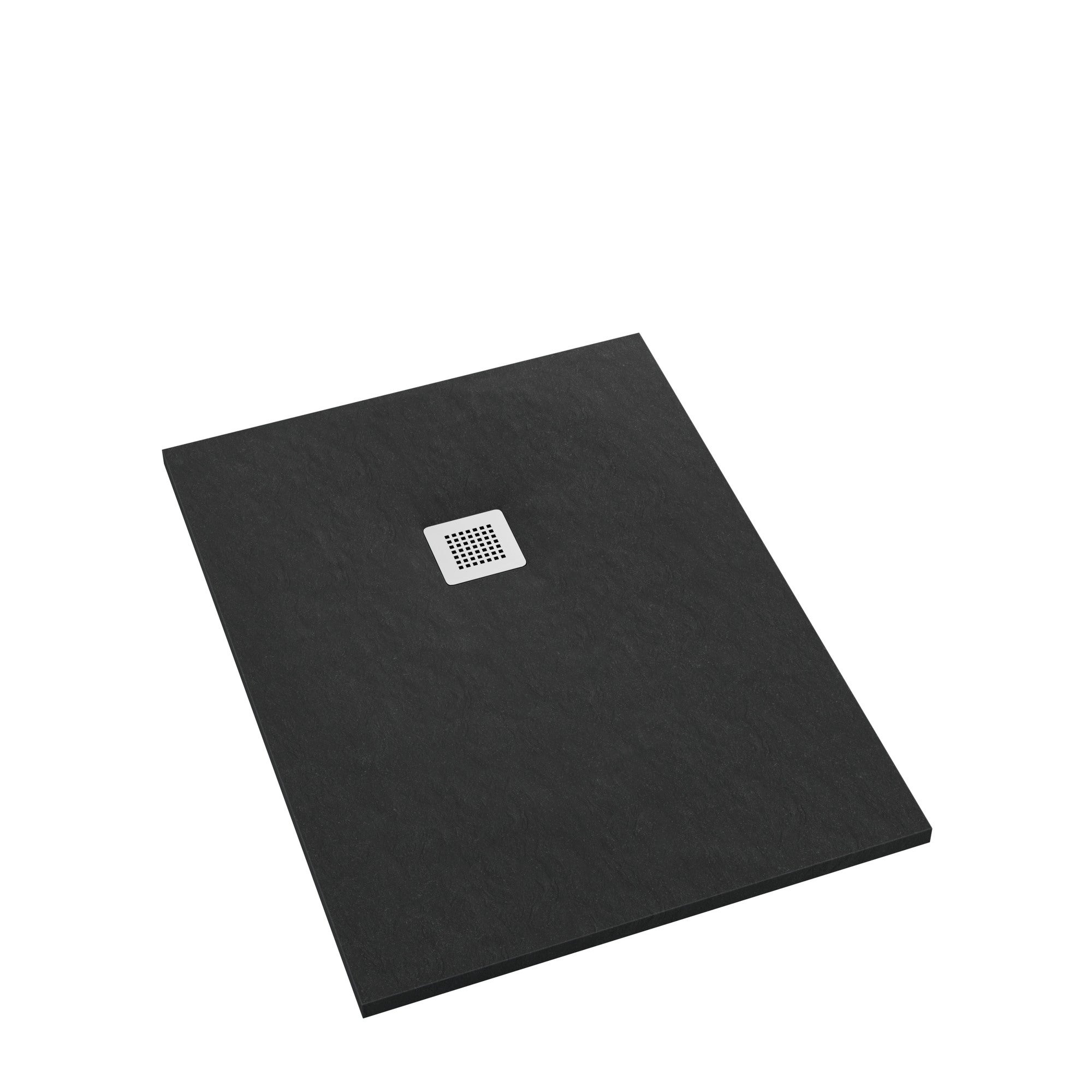 Brodzik kompozytowy Schedpol Atakamit czarny 90x100x3,5 cm BRC3115CST-M2