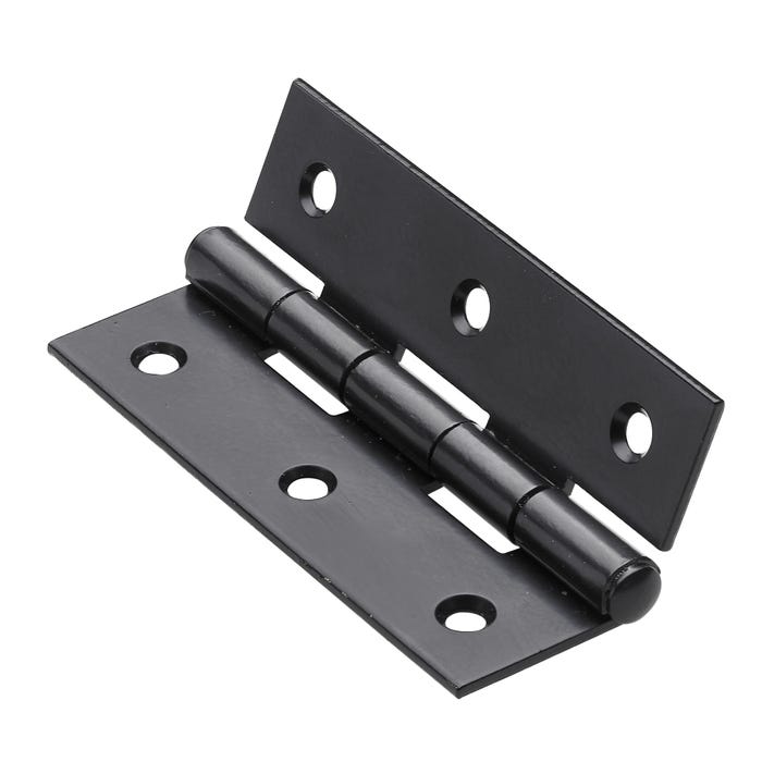 Zawias 70x40 mm stalowy czarny (2 szt.)