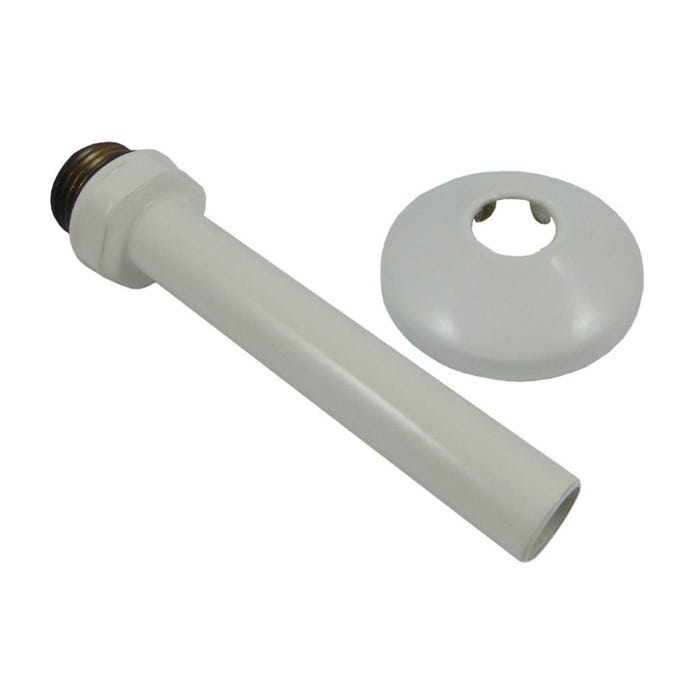Rurka podłączeniowa z rozetą 15x1 G1/2", dł. 110 mm, biała