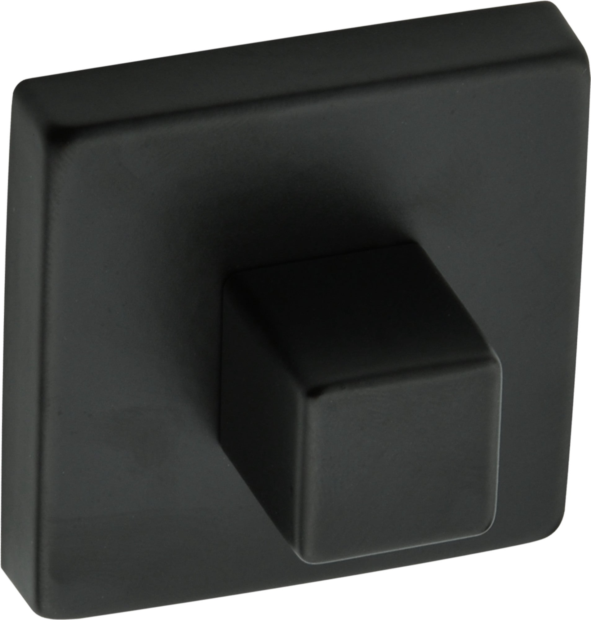 Szyld do klamki Qube wc czarny mat