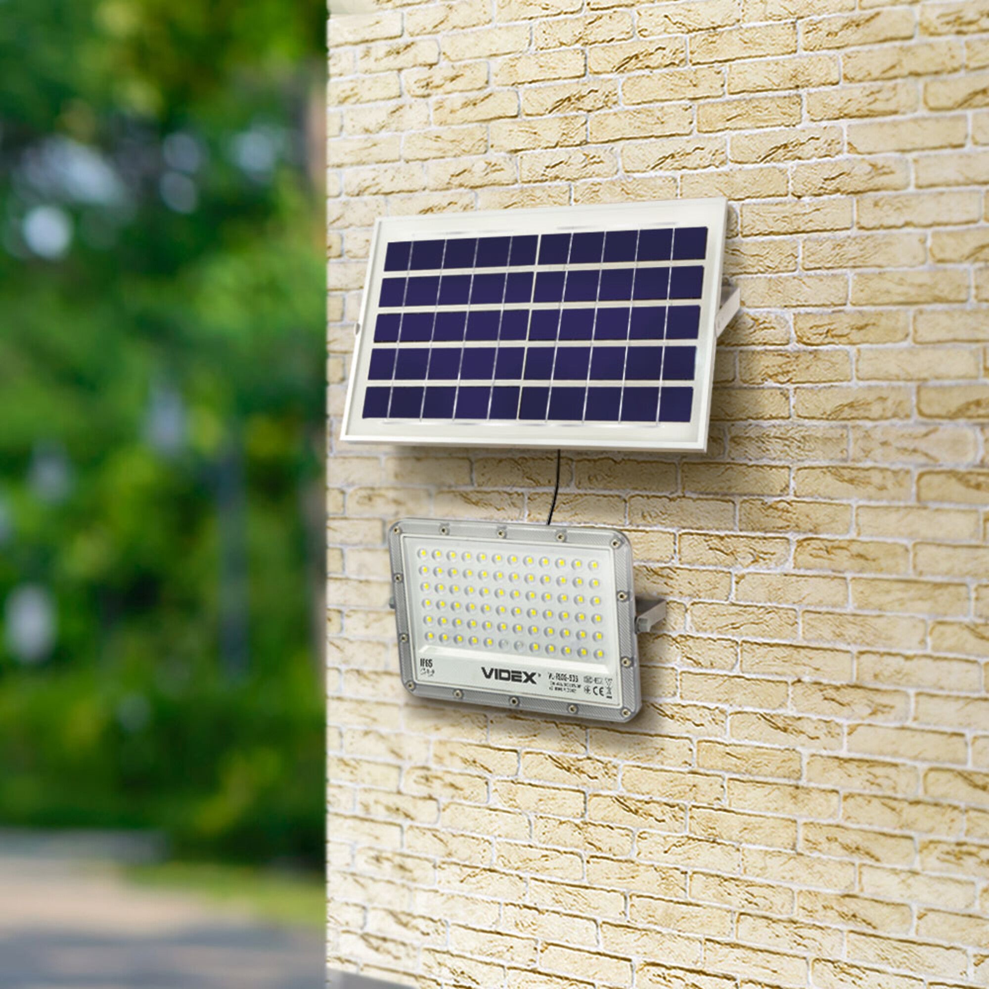 Naświetlacz solarny FSO2-505 1000lm 10Ah IP65 czujnik zmierzchu + pilot 5