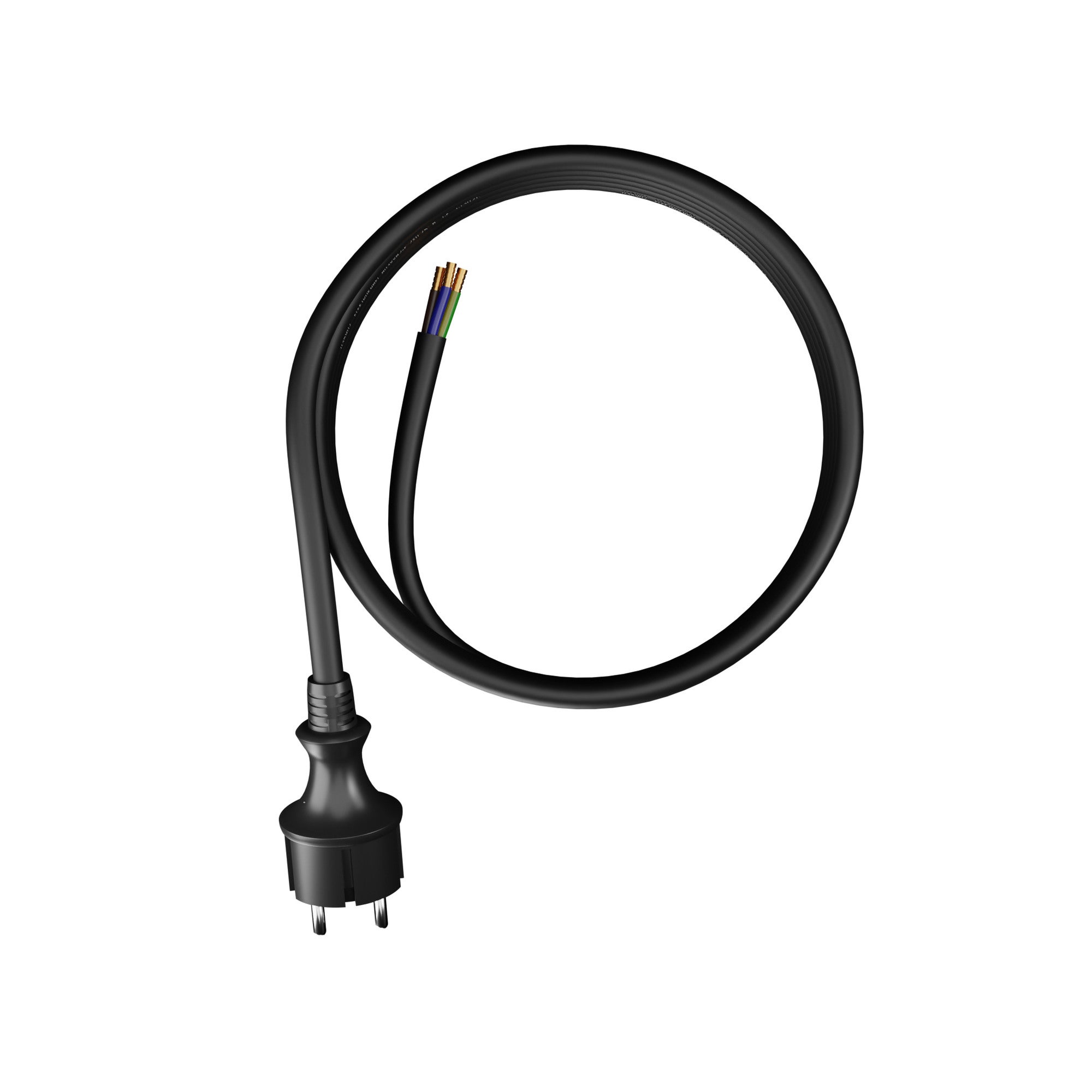 Przewód z wtyczką 3m 3x2.5 guma 3