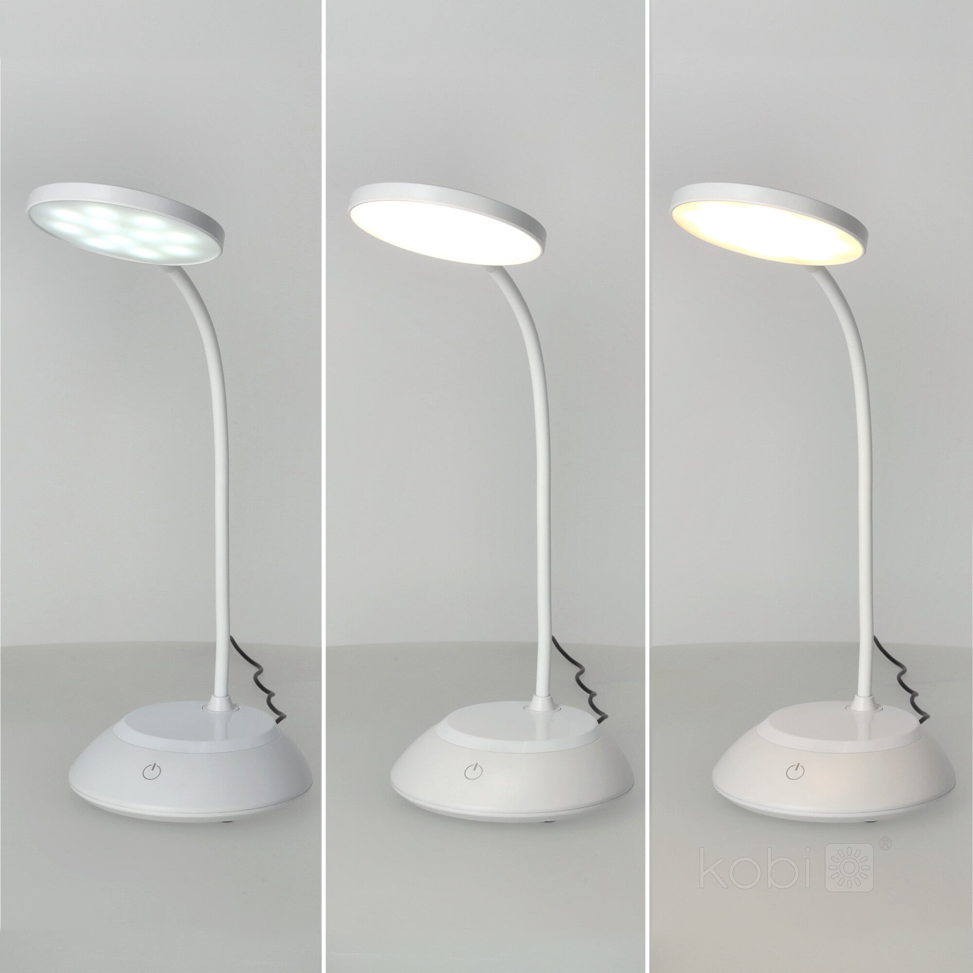 Lampka biurkowa Led Visua Desk 5W 200lm USB-A ściemnialna biała 2