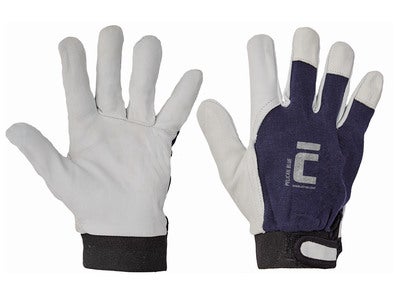 Rękawice wzmocnione skórą PELICAN BLUE Cerva, rozm. 9 (L) 1