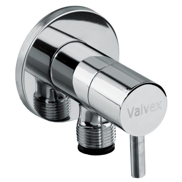 Zawór kątowy Vega 1/2x3/8" z głowicą ceramiczną