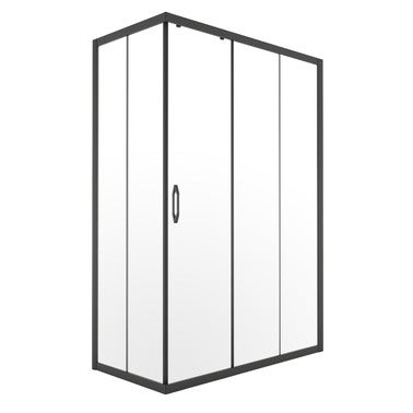 Kabina prysznicowa Durasan Flexi prostokątna zakres regulacji 73-90x105-140cm