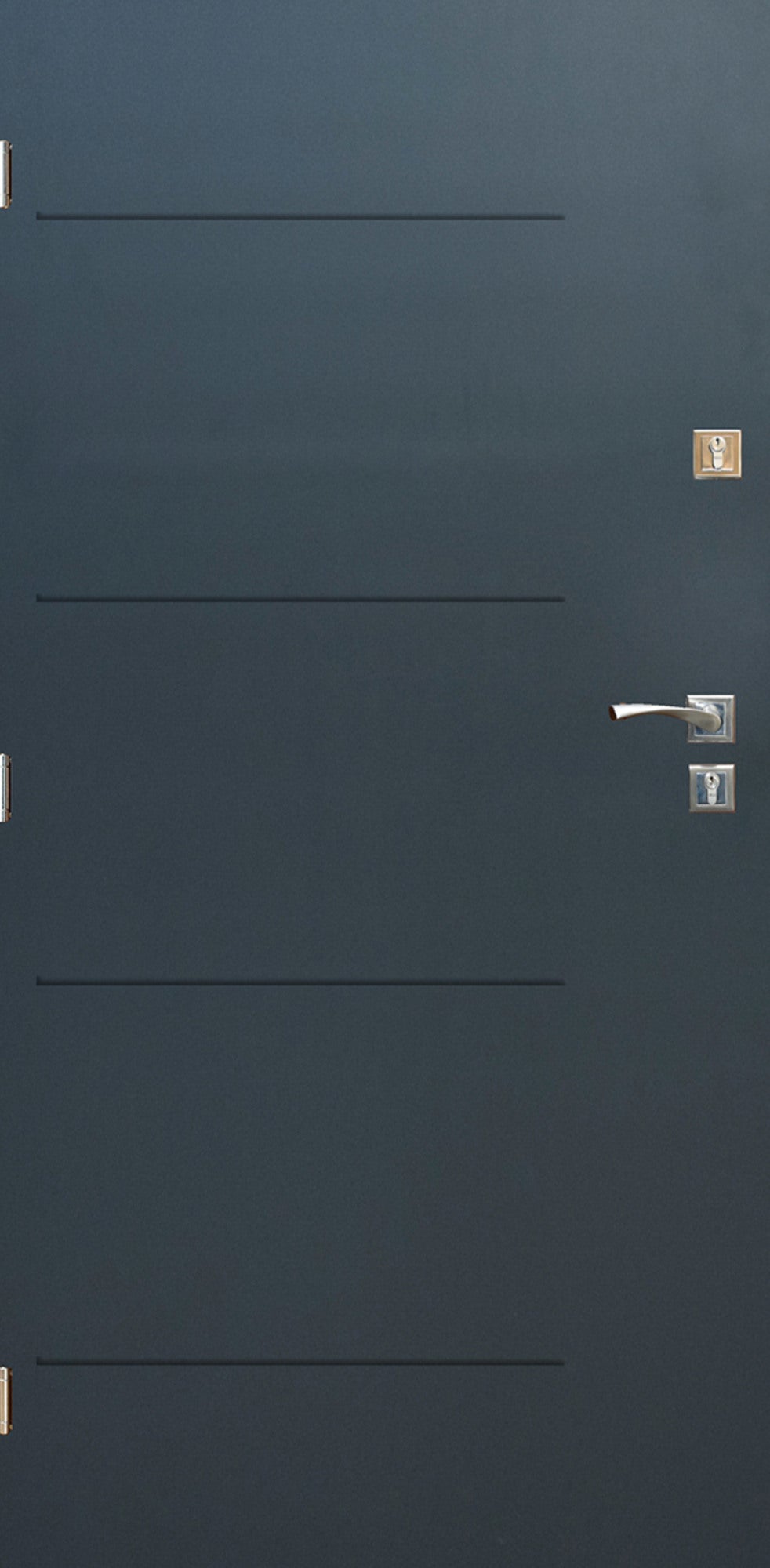 Drzwi wejściowe Lublin 80 lewe Antracyt 0