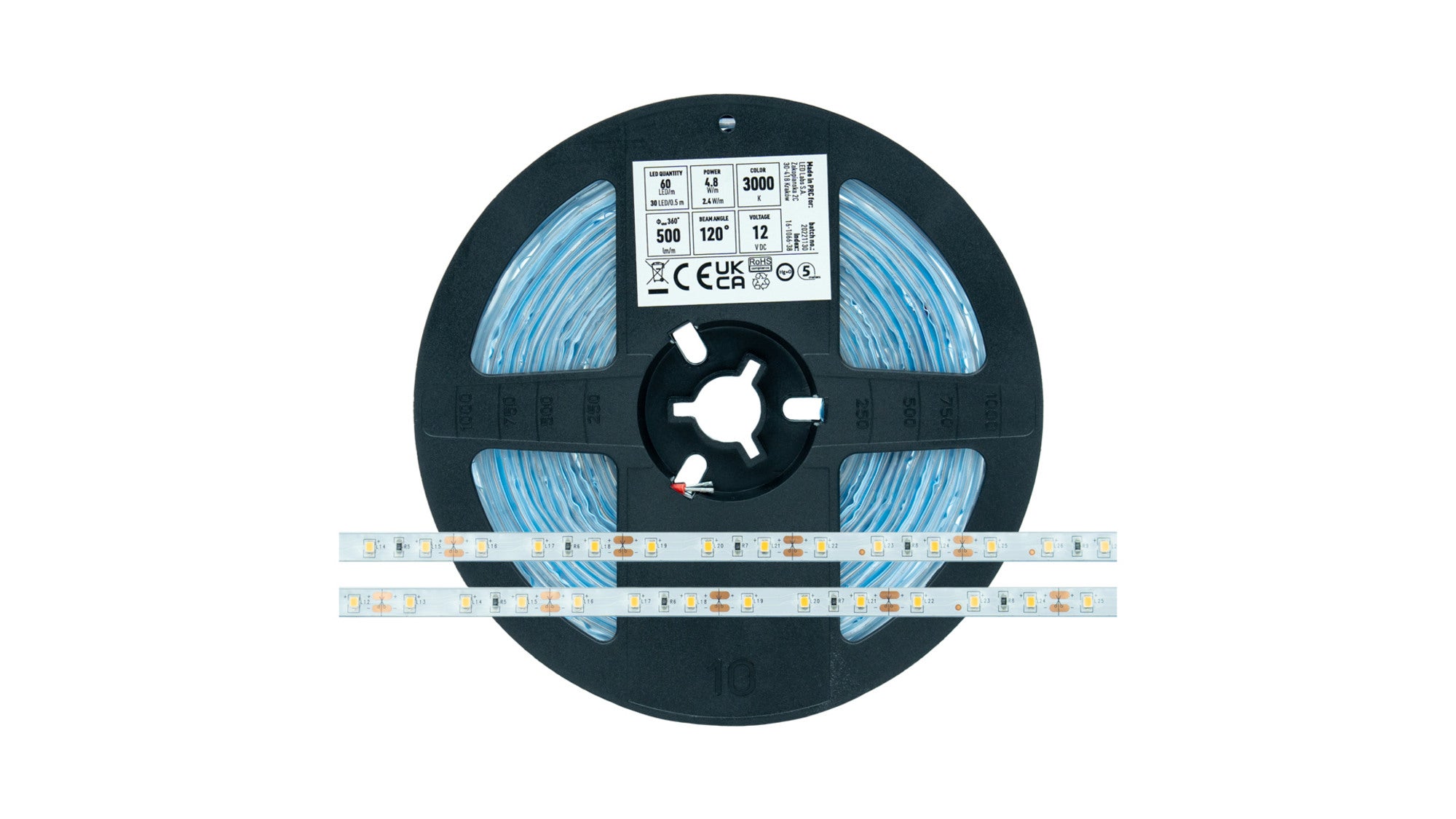Taśma 300 LED 2835 SMD 12V WW RA80 IP65HS