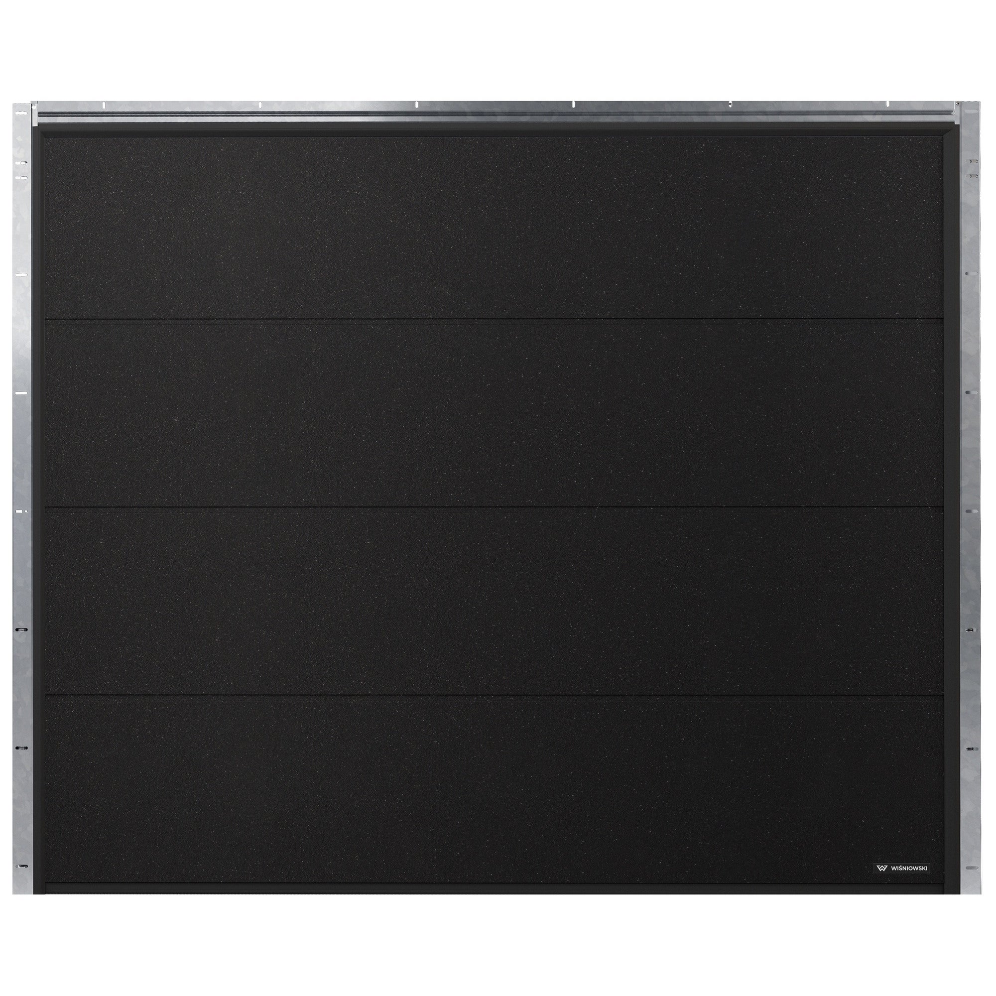 Brama segementowa Nobla z napędem automatyczna 2500x2125 czarna (RAL 9005 struktura) 1