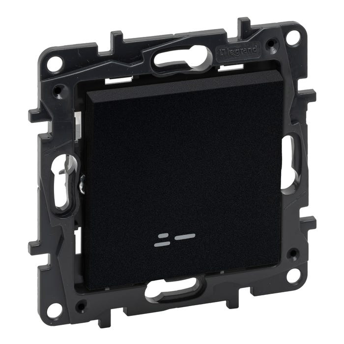 Niloe step czarny łącznik schod podświetlany