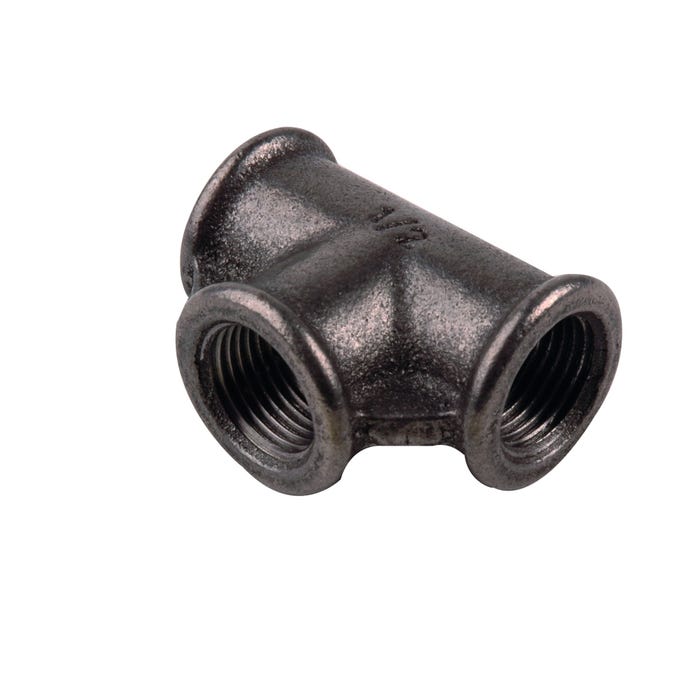 Trójnik GW 1 1/2" czarny