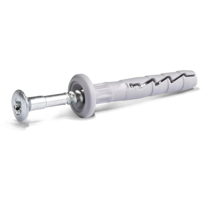 Kołek do szybkiego montażu 6x40mm z kołnierzem 12 szt.