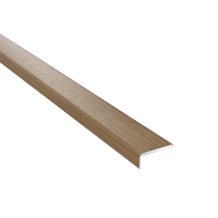 Profil podłogowy CS25 zakończeniowy 1200x25x10 aluminiowy dąb selma