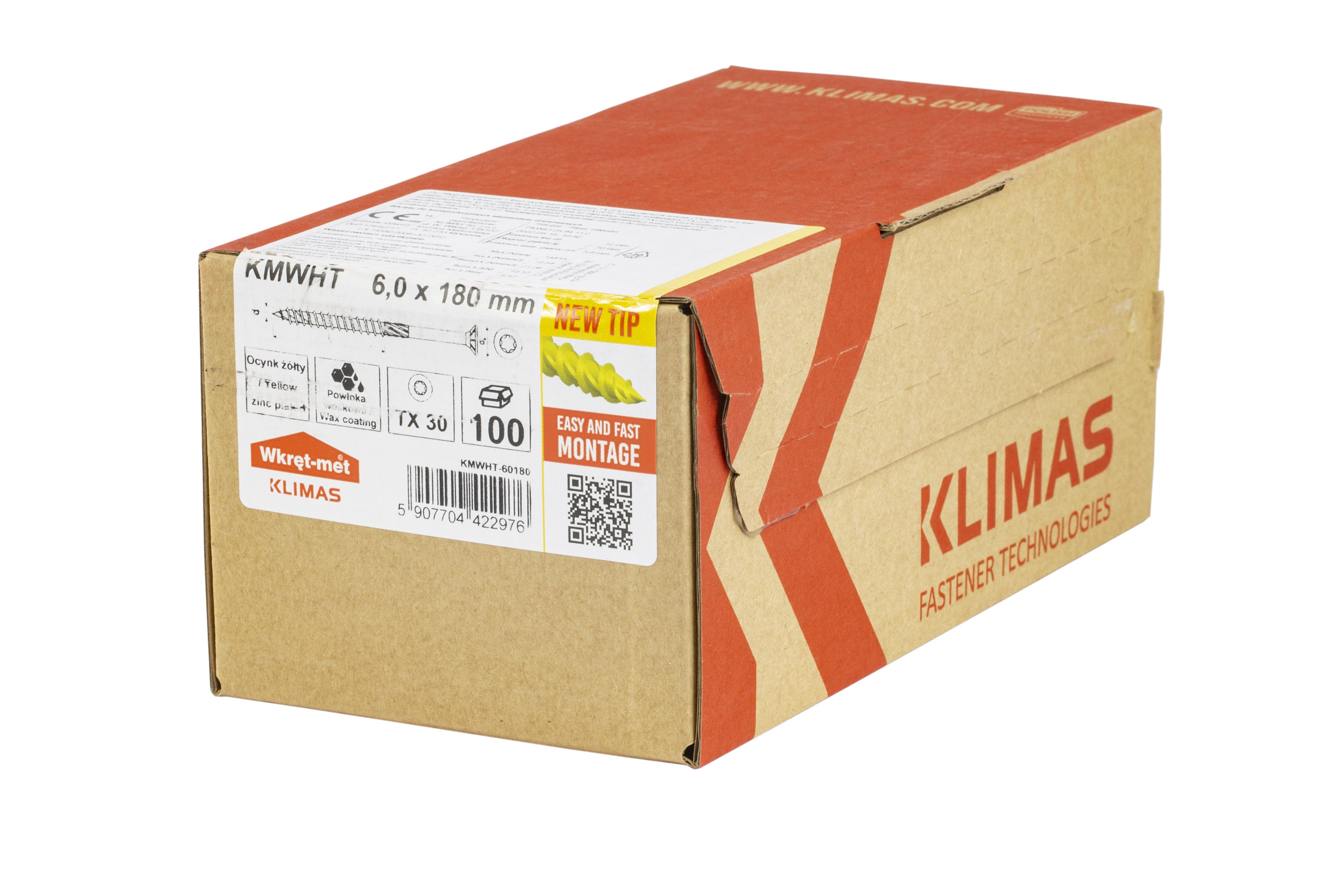 Wkręt konstrukcyjny 6x180 mm (100 szt.) 1