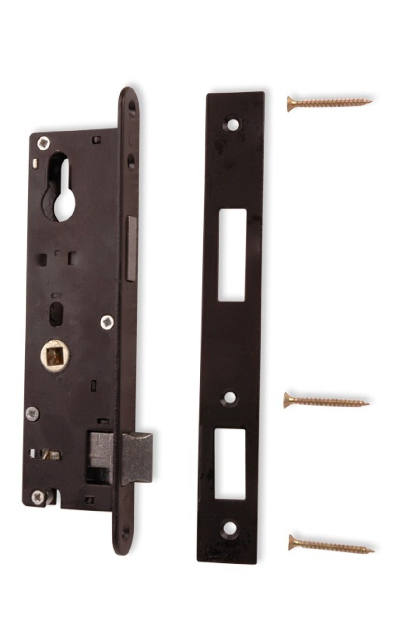 Zamek wpuszczany na wkładkę prawy 72/34 mm 0