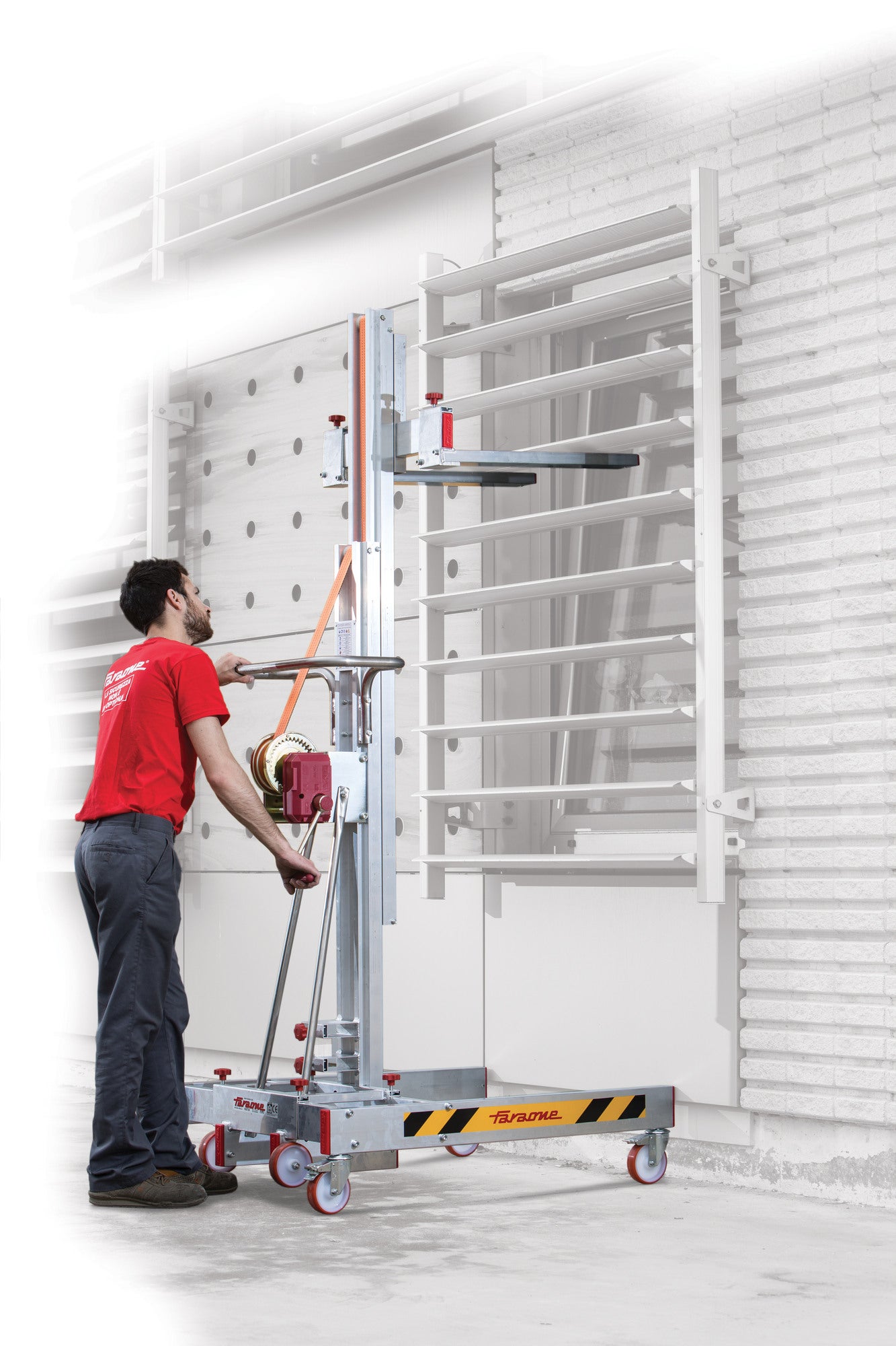 Ręczny podnośnik materiałów Faraone HW 415 S, nośność: 150 kg 2