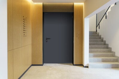 Drzwi zewnętrzne techniczne Technical 40, 80 cm, lewe, RAL 7016 2