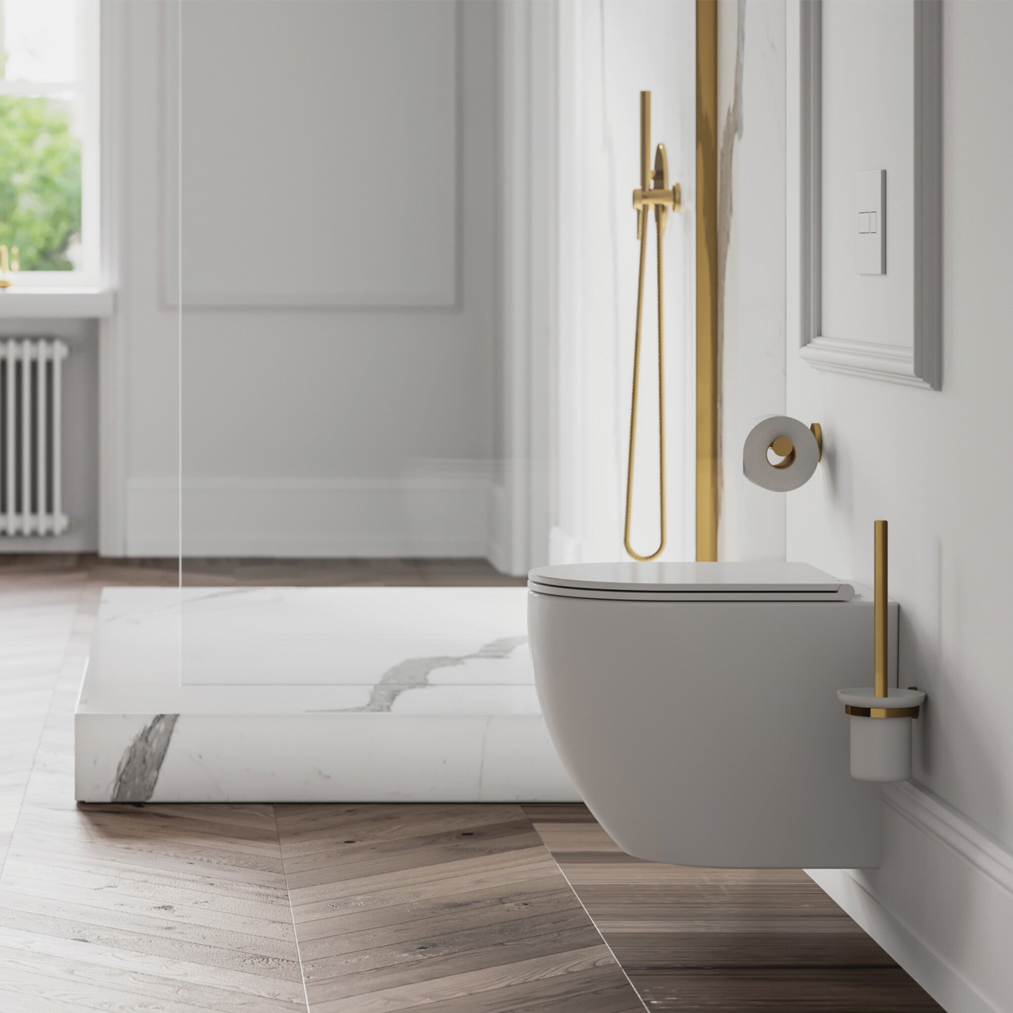 Miska WC wisząca Omnires Ottawa z deską wolnoopadającą 1