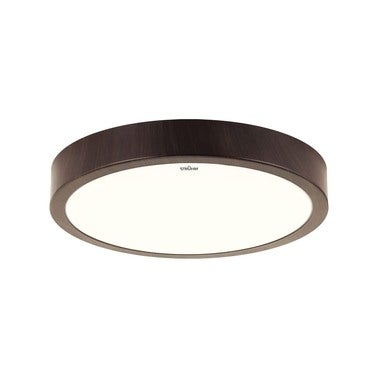 Plafon LED okrągły, wenge, 24W, 2790Lm, IP44, 4000K