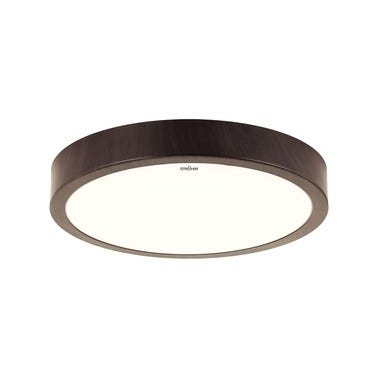 Plafon LED okrągły, wenge, 24W, 2790Lm, IP44, 4000K